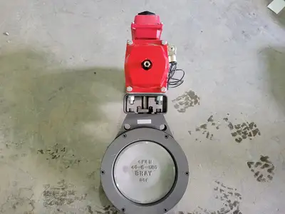 McCannalok 8" High Perf. Butterfly Valve w/ Actuator Solenoid Op. Switch