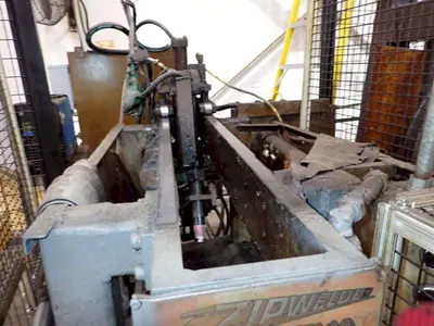 16" GUILD MODEL #ZIPMASTER COIL END WELDER WITH MILLER WELDER: YOBRO #24316