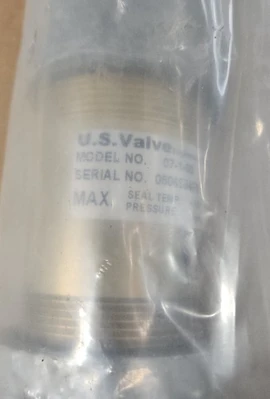 NEW U.S. Valve 07-1-0S