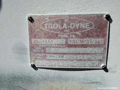 Used – Trola-Dyne Hydraulic Power Pack Skid XL-1058 – 3000 PSI, 1 HP Motor, Control Panel