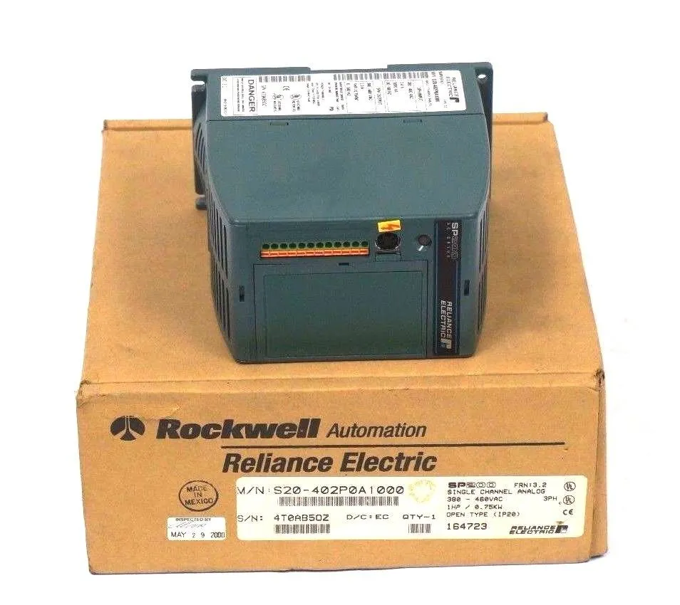 NEW RELIANCE ELECTRIC S20-402P0A1000 AC DRIVE SP200 S20402P0A1000