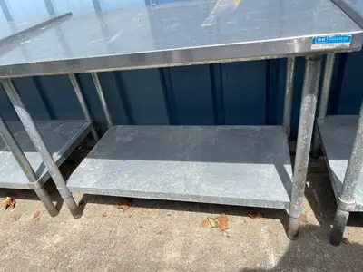 Used BK-Resources Used 48" BK Vtt-4830 Stainless Steel Table - SS92 Food Prep Tables Illinois US | Falcon Restaurant Supply #1376108