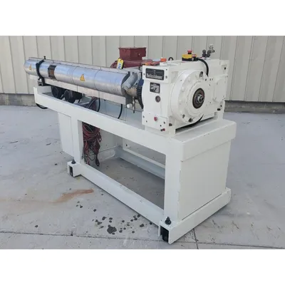 Used 55mm Bore Reifenhäuser Plastic Pellet Extrusion Extruder