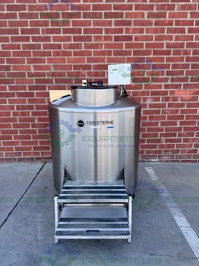 Used CHART MVE 1520 ETERNE F SERIES LIQUID NITROGEN CRYOGENIC STORAGE TANK Cryogenics California US | Equipment Lab #485861