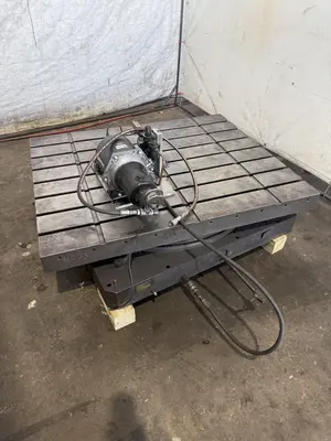 40" X 50" DEVLIEG AIR LIFT ROTARY TABLE. STOCK # 0221326