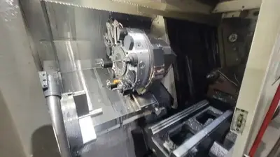 2012 OKUMA GENOS L300E-M CNC Lathes | Midstate Machinery (3)