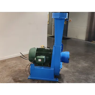 Used 75HP Alusuisse Alesa Pressure Blower w/ Inlet Filter and Acoustic Enclosure