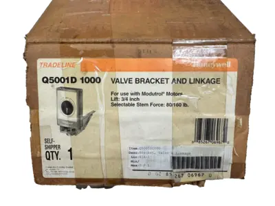 NEW HONEYWELL Q5001D-1000 VALVE BRACKET AND LINKAGE Q5001D1000