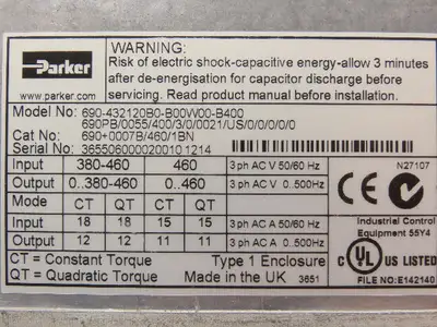 Used PARKER _UNKNOWN_ Servo Drives Indiana US | Arrow Industrial #1408040