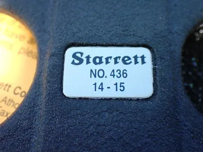 Used STARRETT 436 Micrometers Ohio US | HGR 24 #1233374