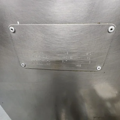 Stephan mobile tiltable vacuum mixer, type: VM 200, 200 lite, 2 speeds, on wheels # 704960