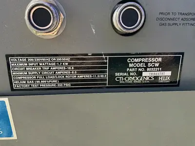 Used CTICRYOGENICS SCW Miscellaneous MRO Ohio US | HGR 24 #1325245