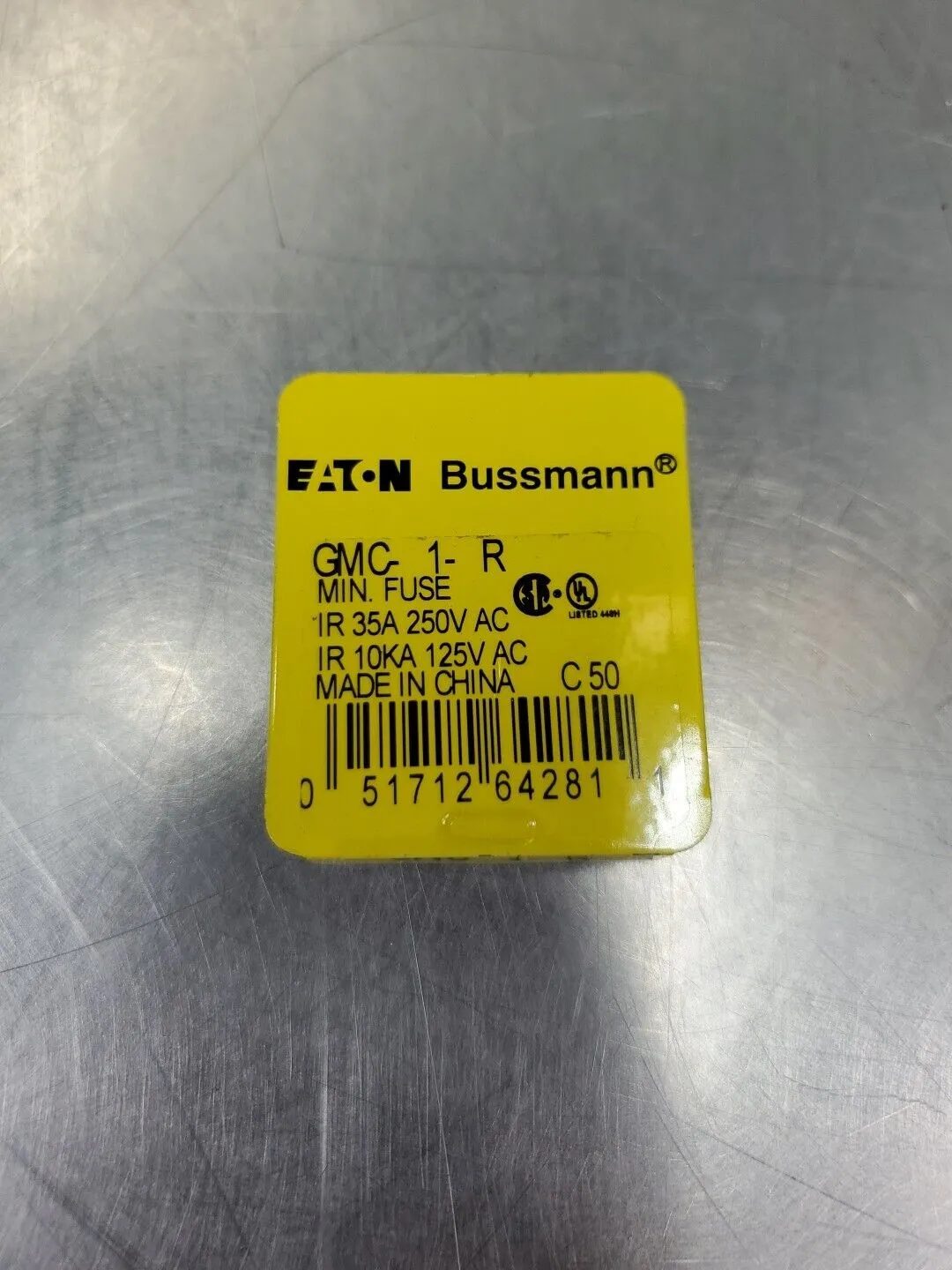 BUSSMANN GMC-1-R Fuse, 35A, Glass, Lot of 5. 4C-38