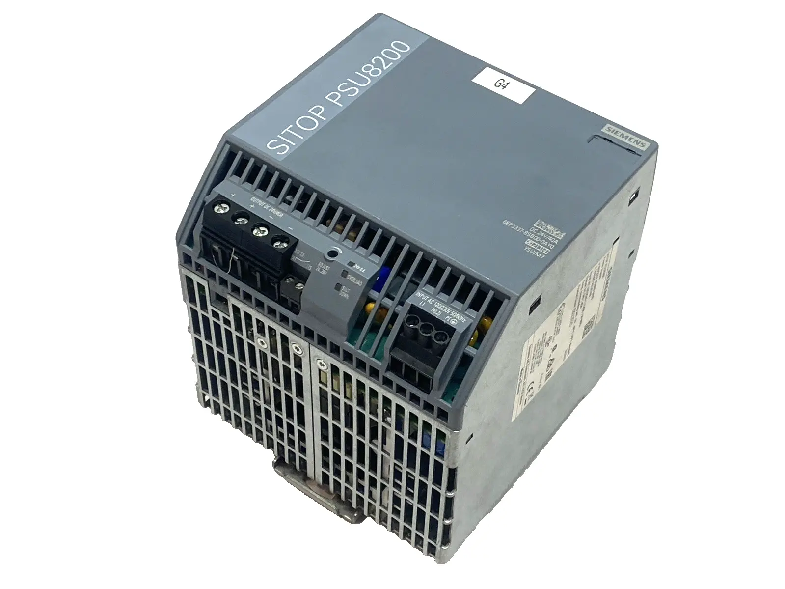 Used Siemens Power Supply 24V DC 40A DIN Rail, SITOP PSU8200 DIN Rail Power Supplies Michigan US | Maverick Industrial Sales #1401864