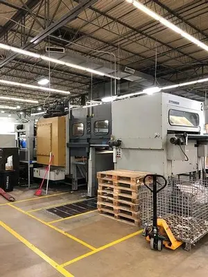 1986 Bobst SP 130 ER Die Cutter Blanker