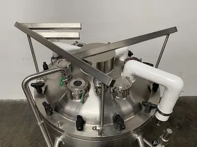 USED ABEC STAINLESS TECHNOLOGY CV-24300-1 300 LITER JACKETED CRYO VESSEL -112° F TO 280° F