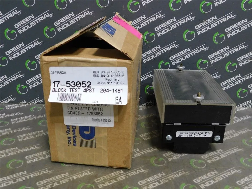 Meter Devices Co., Inc. 204-1491C-T Compact Switch New