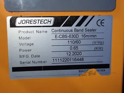 USED JORESTECH ECBS630D