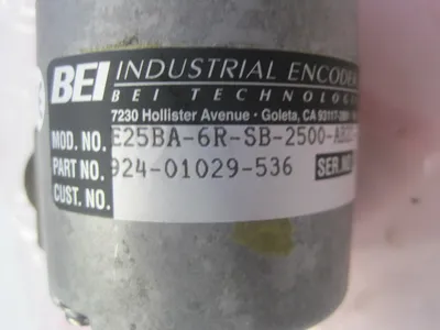 REPAIRED BEI E25BA-6R-SB-2500-ABZC-7272-SM18-S ENCODER