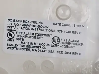 NEW SIMPLEX 49WPBB-SOCW