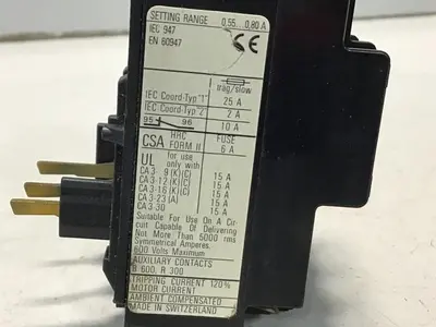 Used SPRECHER & SCHUH CT3K-12 Relays & Switches Michigan US | Ideal Machinery #1288808