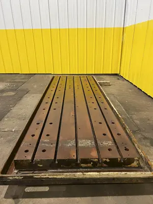 110" X 36" T-SLOTTED LAYOUT PLATE: STOCK #18317