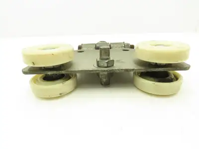 Bridge Crane Hoist Push/Load Trolley Hinged 2-7/8"W 10.75"L 3-1/8"Wheels