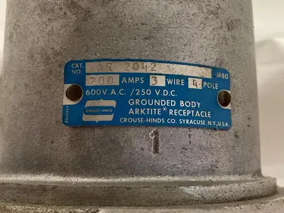 Used CROUSE-HINDS AR-2042 Miscellaneous Equipment (Electrical & Power) Ohio US | Surplus Asset Holdings #1399679