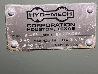 14" X 14" HYD MECH H-14 HORIZONTAL BANDSAW: