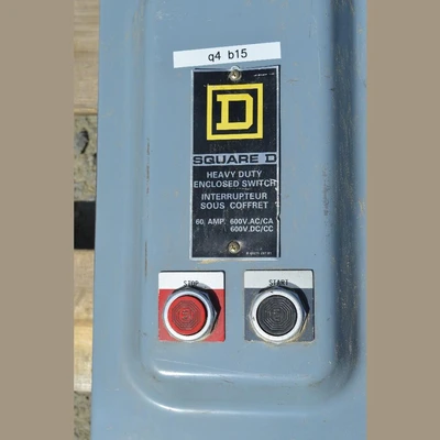Square D 60 Amp Non-Fusible Disconnect