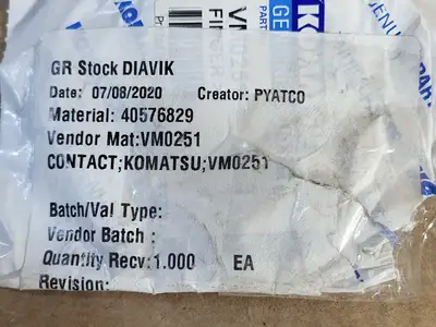 New | in-Stock KOMATSU VM0251 Misc Electrical & Power Parts British Columbia CA | Lenmark #367251