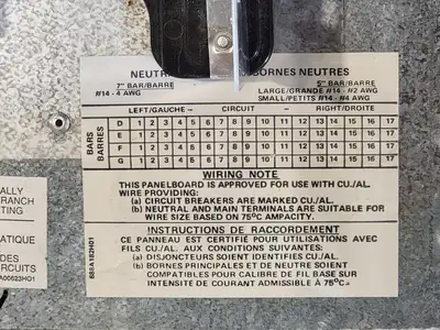 Used WESTINGHOUSE NBA Switchgears British Columbia CA | Lenmark #835445