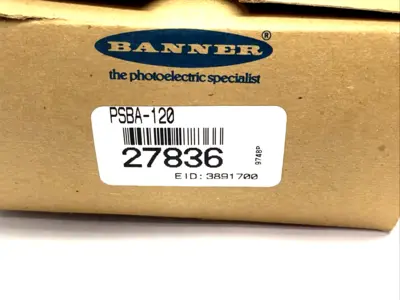 New | in-Stock Banner R15U-15,PSBA-120,27836 AC/DC Power Supplies Michigan US | Maverick Industrial Sales #1398266