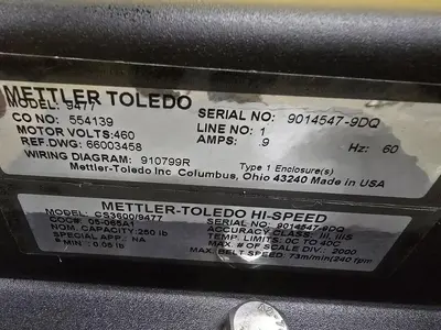 Used METTLER TOLEDO _UNKNOWN_ Checkweighers (Misc) Wisconsin US | Packer City Sales #1297949