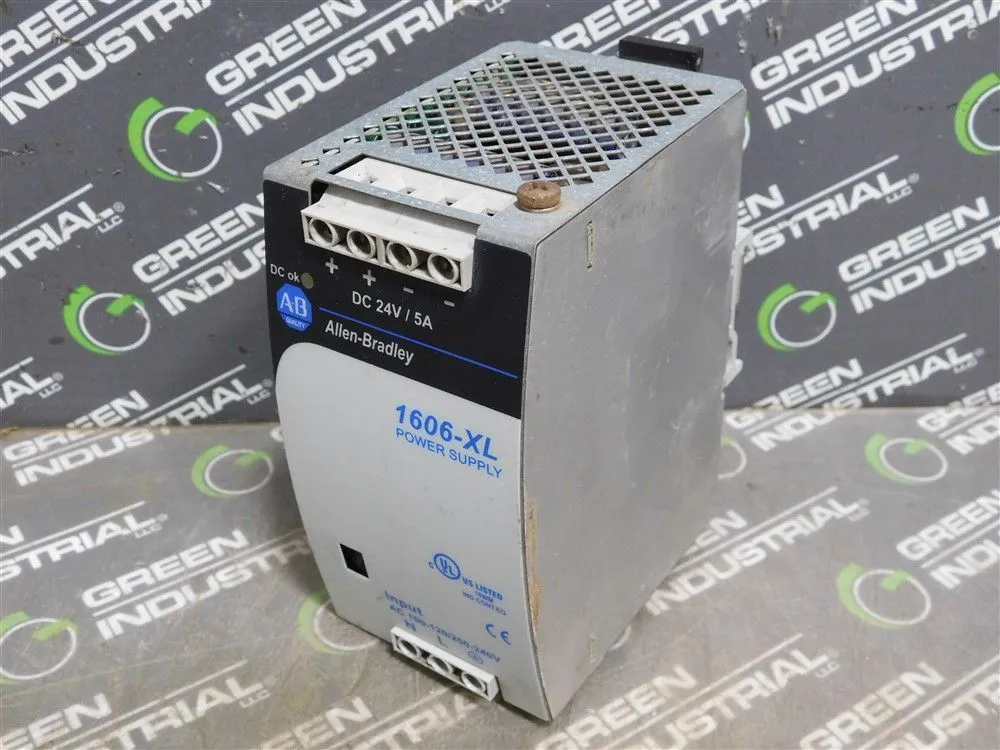 Allen-Bradley 1606-XL120D Power Supply Ser A DC24V 5A 120W Used