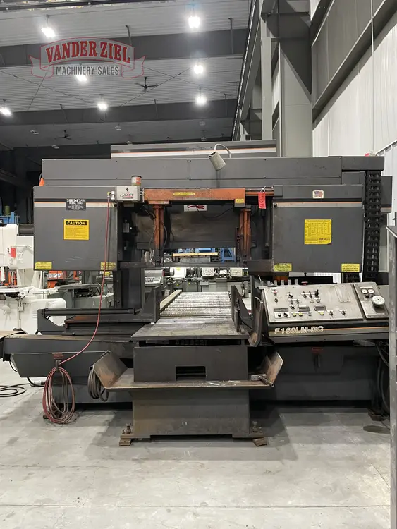 Used HE&M F160LM-60 Horizontal Band Saws Michigan US | Vander Ziel Machinery Sales #482873