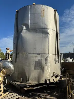 Tank, 12,000 Gallon, Stainless Steel, Storage Tank - #S744881