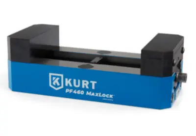 Kurt MaxLock 5-Axis Vise 52mm Mounting W/ Serrated Jaws PF460S (LOC1128D)
