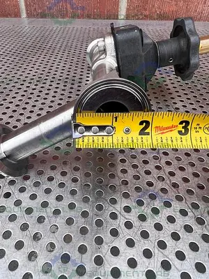 USED ITT PURE FLO 1-316L-SFV5-CWP150 3 -WAY DIAPHRAGM VALVE W/  1"  SANITARY FITTING