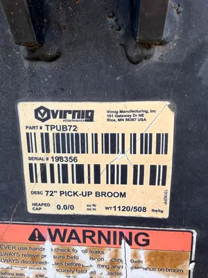 Virnig TPUB72 Pickup Broom / Sweeper Bucket | Simonson Equipment (4)