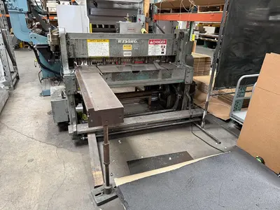 Used WYSONG 1252 Power Squaring Shears (Gauge) California US | MANUFACTURING SOLUTIONS #1411746