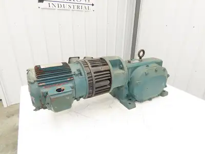 Reliance Master XL Gearmotor 70:1 Ratio 24rpm 3Hp 230/460V 3PH LH 182TC w/Brake