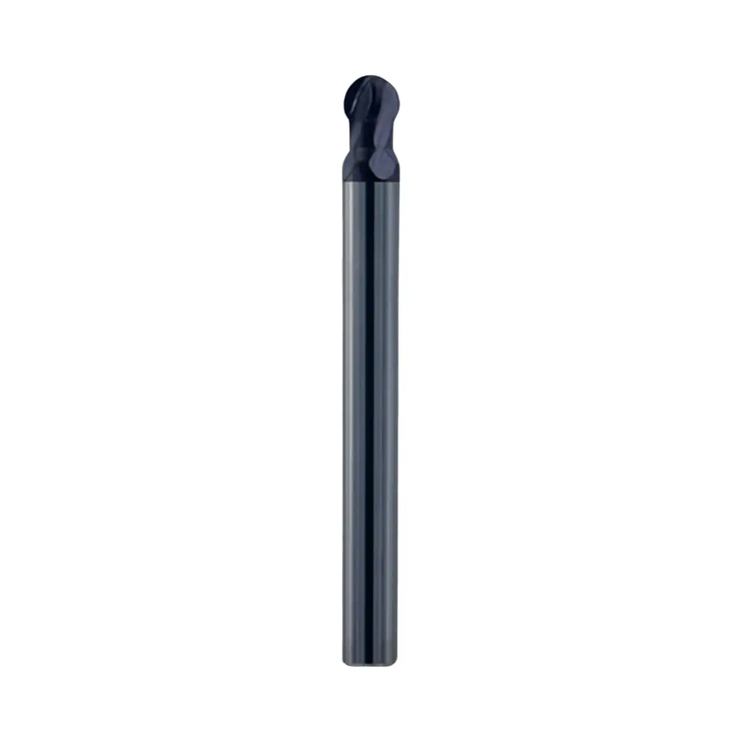 RapidKut 3/16" Carbide Spherical Ball Nose End Mill 270° 4FL nACo 1.16" Reach