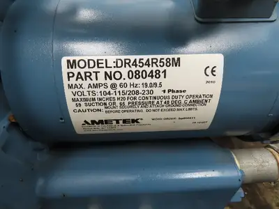 Used AMETEK _UNKNOWN_ Vacuum Pumps Indiana US | Arrow Industrial #1367440