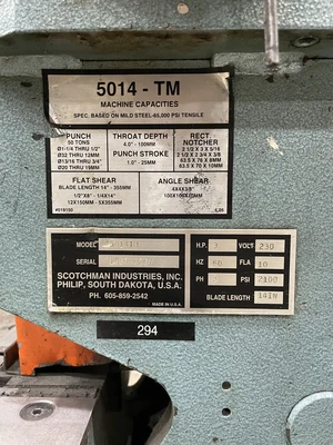 USED SCOTCHMAN 5014TM