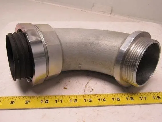 3STD WPB A00353 3" ID 90 Degree Sweep Externally Grounded Conduit Connector