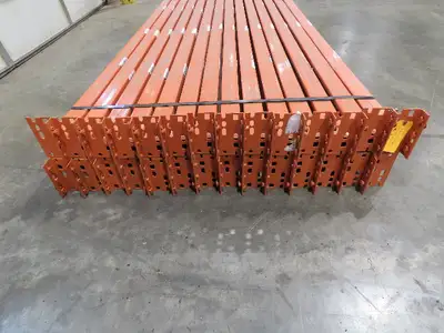 96"x 2-1/2" 25E Teardrop Pallet Rack Step Beam Crossmember New Style Lot of 28