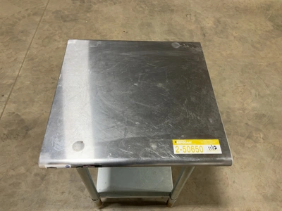 Used SAUBER SELECT PA0224 STAINLESS STEEL COMMERCIAL WORK TABLE 24” Food Prep Tables Michigan US | Miedema Asset Management Group #1580149