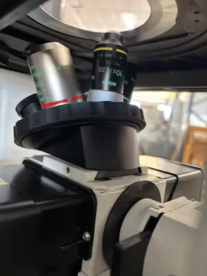 Nikon Eclipse TE300 Inverted Phase Contrast Fluorescence Microscope 4 Objectives