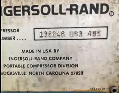 Used INGERSOLL-RAND 750/250 AIR COMPRESSOR High Pressure Air Compressors Pennsylvania US | East West Machinery & Drilling #1418088